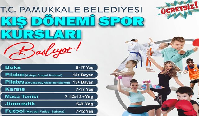 PAMUKKALE SPORLA BULUŞUYOR