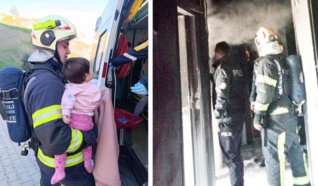 20 VATANDAŞIN CANINI İTFAİYE KURTARDI