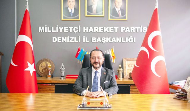 MHP DENİZLİ İL BAŞKANI MEHMET ALİ YILMAZ’DAN  BERAT KANDİLİ MESAJI