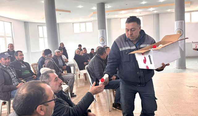 BULDAN’DA ŞAPLA MÜCADELE