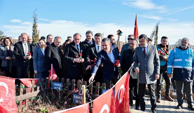 BAŞKAN ÇAVUŞOĞLU, ASRIN FELAKETİNİN YIL DÖNÜMÜNDE ADIYAMAN’DA