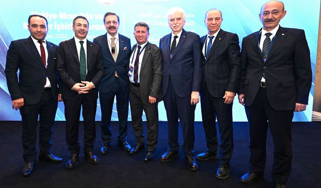 DTO BAŞKANI ERDOĞAN MISIR’DA