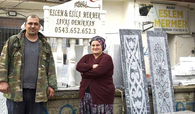 İSTANBULLU GELİN MERMER USTASI OLDU