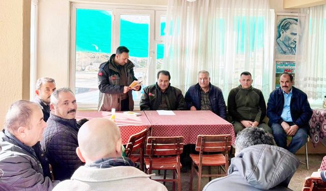 ORMAN KÖYLÜLERİ BİLGİLENDİRİLİYOR