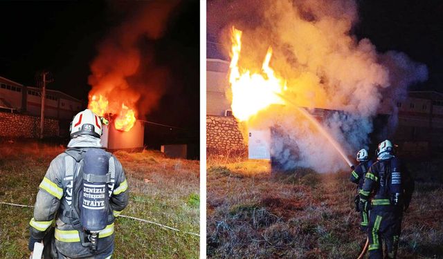 TRAFO ALEVLERE TESLİM OLDU