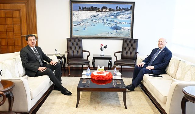 ZEYBEKCİ’DEN, KÖŞGER’E "HAYIRLI OLSUN" ZİYARETİ