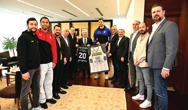 YUKATEL MERKEZEFENDİ BELEDİYESİ DENİZLİ BASKET’TEN VALİ KÖŞGER’E ZİYARET