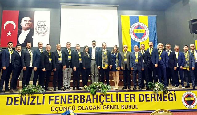 DENİZLİ FENERBAHÇELİLER DERNEĞİ’NDE YENİ BAŞKAN UTKU KARATAŞ