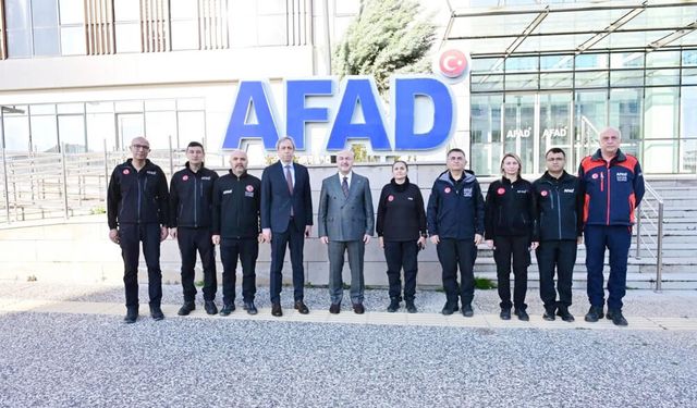 VALİ KÖŞGER’E AFAD’DAN DEPREM BRİFİNGİ