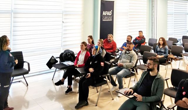 AFAD PERSONELİ EĞİTİMDE