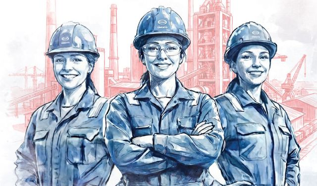 ÜRETİMİN KALBİNDE KADIN İMZASI