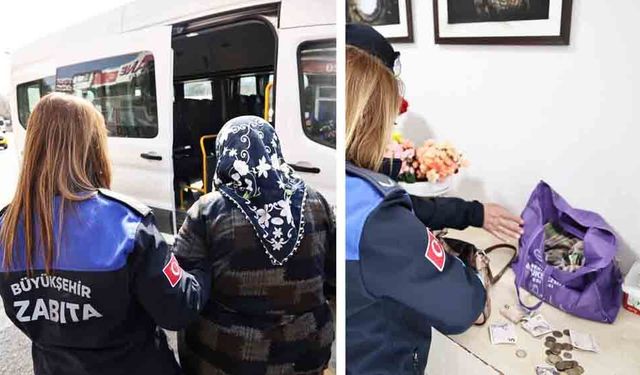 BÜYÜKŞEHİR ZABITA’DAN DİLENCİ OPERASYONU