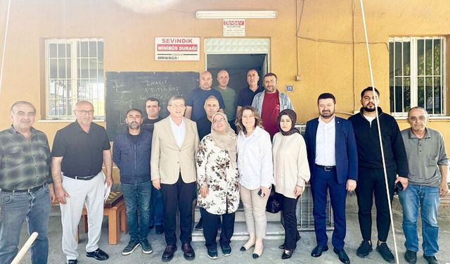 AK PARTİ İL BAŞKANI SUBAŞIOĞLU’NDAN MİNİBÜSÇÜLERE ZİYARET