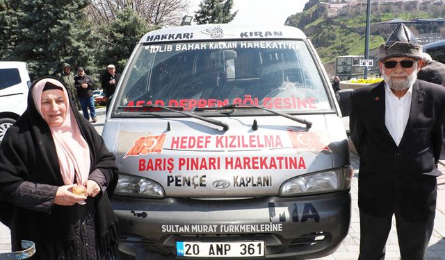 ŞEHİT POLİSLER İÇİN ELMA DAĞITTI