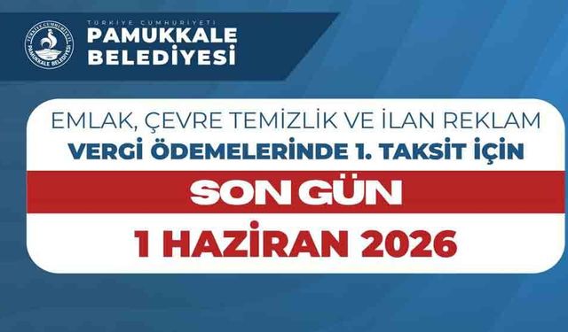 PAMUKKALE’DEN VERGİ UYARISI