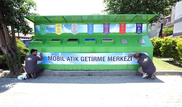 PAMUKKALE’DE MOBİL ATIK MERKEZLERİ YENİLENİYOR