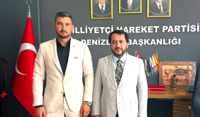 MHP HONAZ İLÇE BAŞKANLIĞI'NA MUHAMMET ALİ EKİN ATANDI