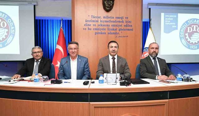 DTO BAŞKANI ERDOĞAN: DENİZLİ ÜRETİYOR, İHRACAT YAPIYOR VE BÜYÜYOR