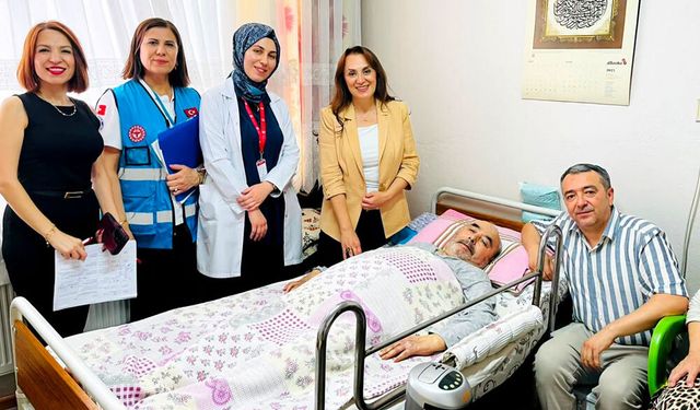 44 BİN HASTAYA DOKUNDU