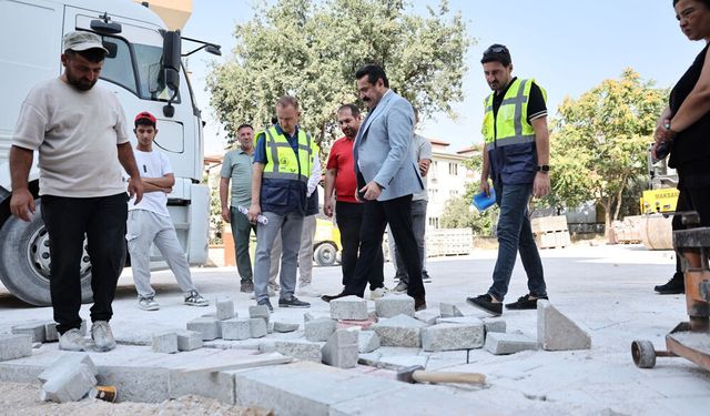 PAMUKKALE ŞANTİYEYE DÖNDÜ
