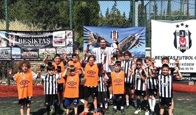 YAVRU KARTALLAR PAMUKKALE'DE KANAT ÇIRPIYOR
