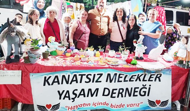KANATSIZ MELEKLER FESTİVALE RENK KATTI