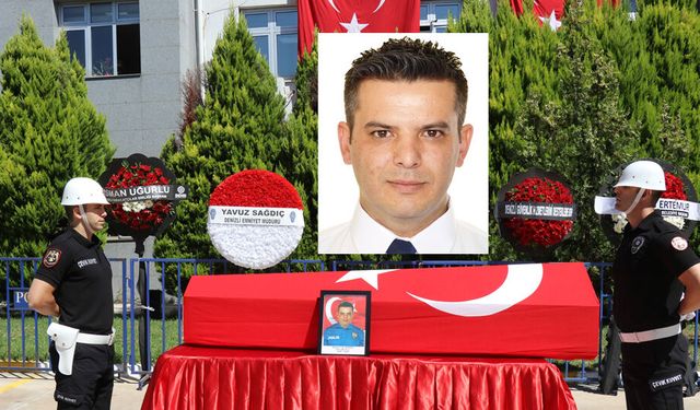 ŞEHİT POLİSE DUYGUSAL VEDA