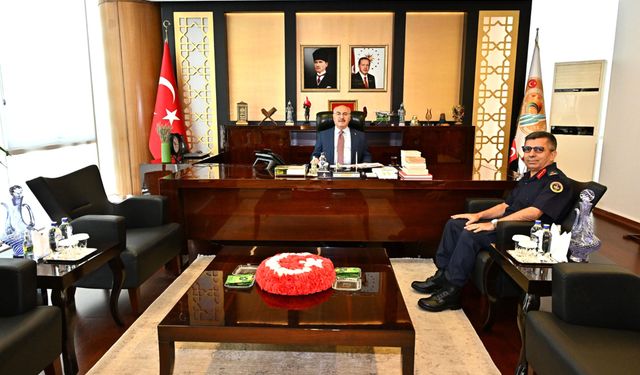TUĞGENERAL SARUHAN GÖREVE BAŞLADI