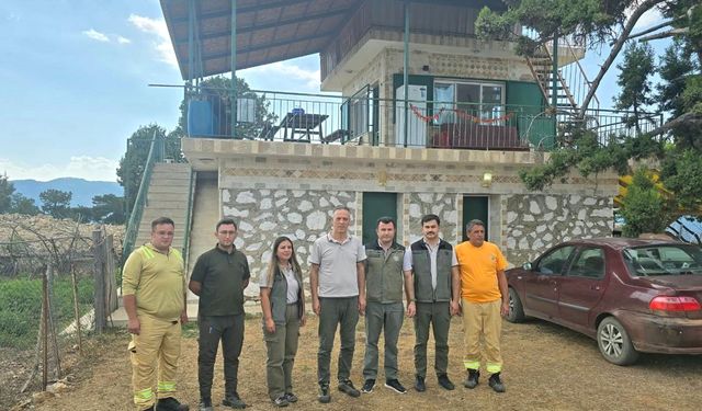 DENİZLİ ORMAN BÖLGE MÜDÜRÜ AHMET KÖLE ATEŞ SAVAŞÇILARI İLE BULUŞTU