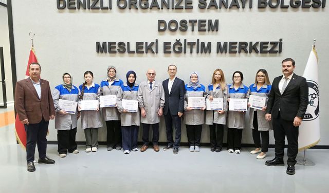 EĞİTİMİ TAMAMLADILAR İŞLERİNE BAŞLADILAR