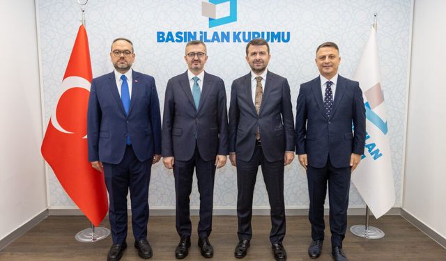 CUMHURBAŞKANLIĞI İLETİŞİM BAŞKANI BURHANETTİN DURAN’DAN ZİYARET