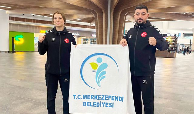 MERKEZEFENDİ’NİN MİLLİ BOKSÖRÜ AVRUPA RİNGİNDE