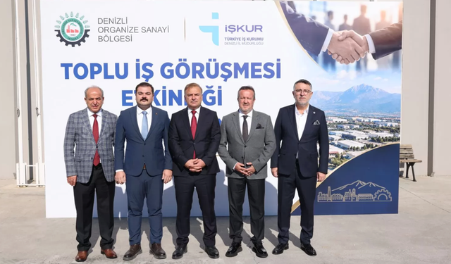 DENİZLİ OSB VE İŞKUR İŞ BİRLİĞİYLE TOPLU İŞ GÖRÜŞMESİ