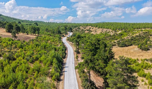 9 KİLOMETRELİK YOL İKİ İLÇEYİ BAĞLADI
