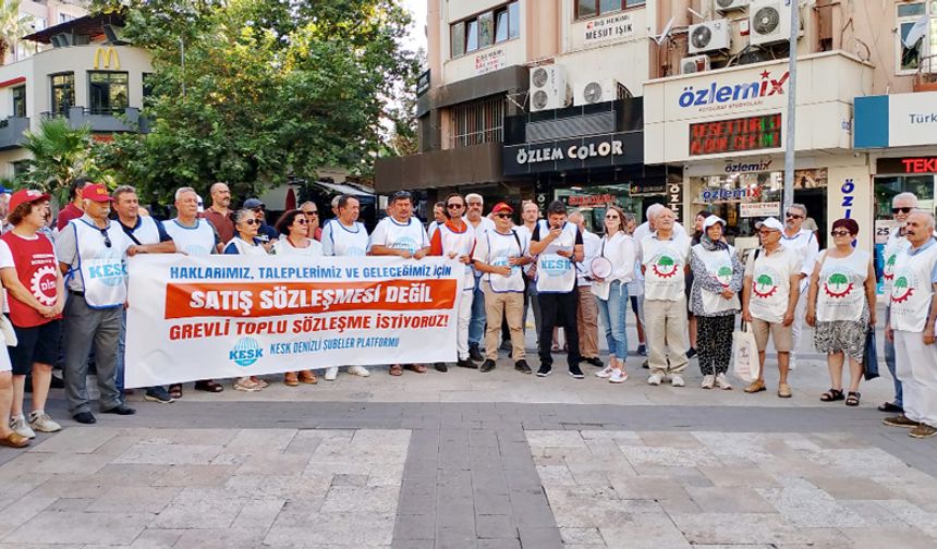 KAMU EMEKÇİLERİ İNSANCA YAŞAM İSTİYOR