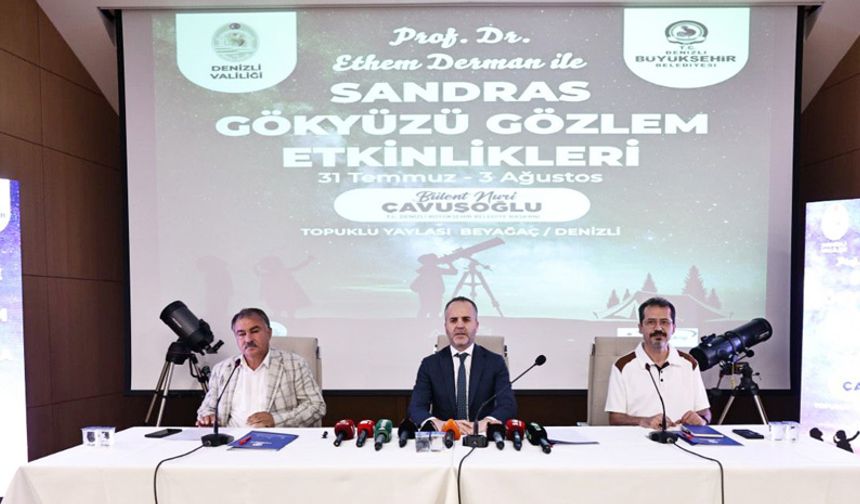 SANDRAS GÜKYÜZÜ TUTKUNLARINI BEKLİYOR