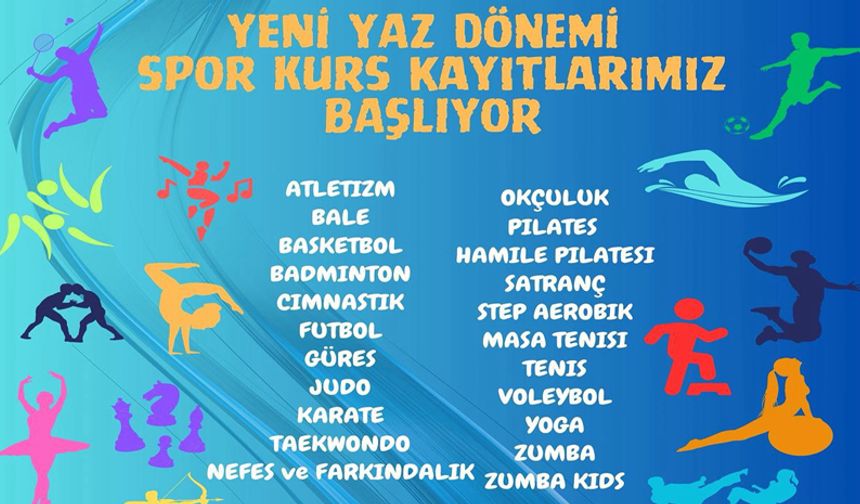 YAZ SPOR OKULLARI BAŞLIYOR
