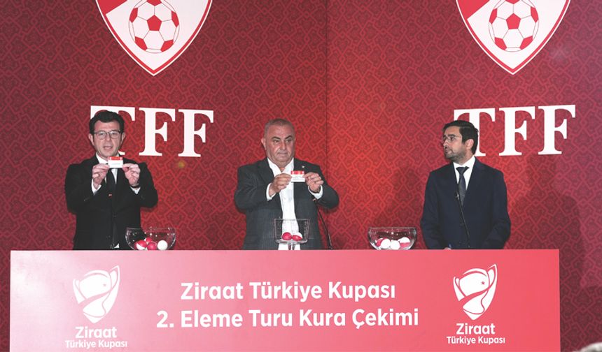 ZİRAAT TÜRKİYE KUPASI’NDA 2. TUR EŞLEŞMELERİ BELİRLENDİ