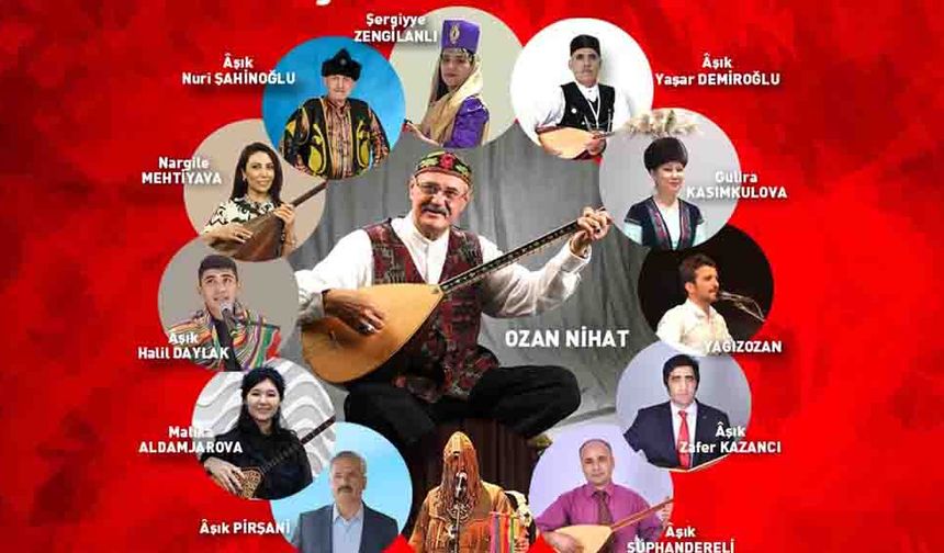 DENİZLİ 12. ULUSLARARASI EGE ÂŞIKLAR BAYRAMI BAŞLIYOR