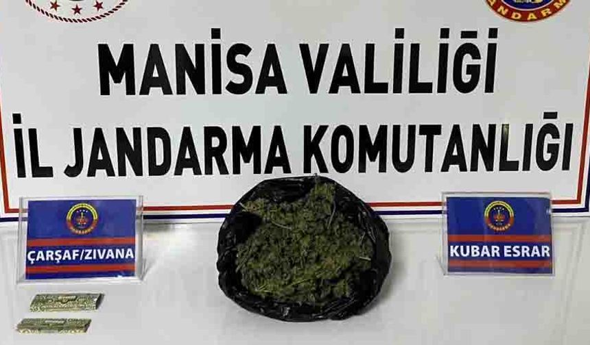 DENİZLİ’DEN SALİHLİ’YE UYUŞTURUCU SEVKİYATINA JANDARMA ENGELİ