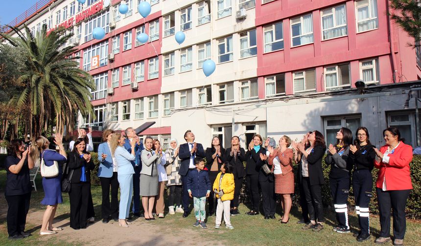 MAVİ BALONLAR DİYABET FARKINDALIĞI İÇİN UÇURULDU