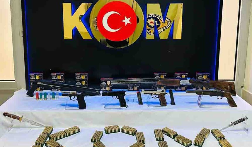 EVLERDEN CEPHANELİK ÇIKTI