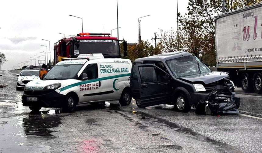 HONAZ’DA KAZA: 1 ÖLÜ, 2 YARALI