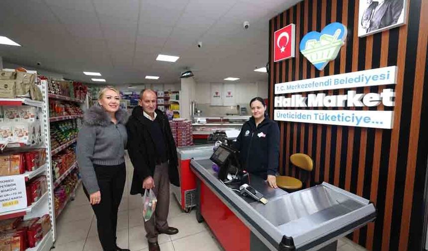 MERKEZEFENDİ BELEDİYESİ’NDEN KENDİ MARKASI İLE UYGUN FİYATLI ALIŞVERİŞ
