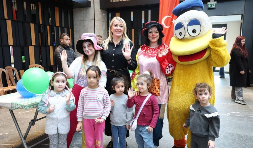 MERKEZEFENDİ’DE ÇOCUKLAR  EĞLENCEYE DOYDU