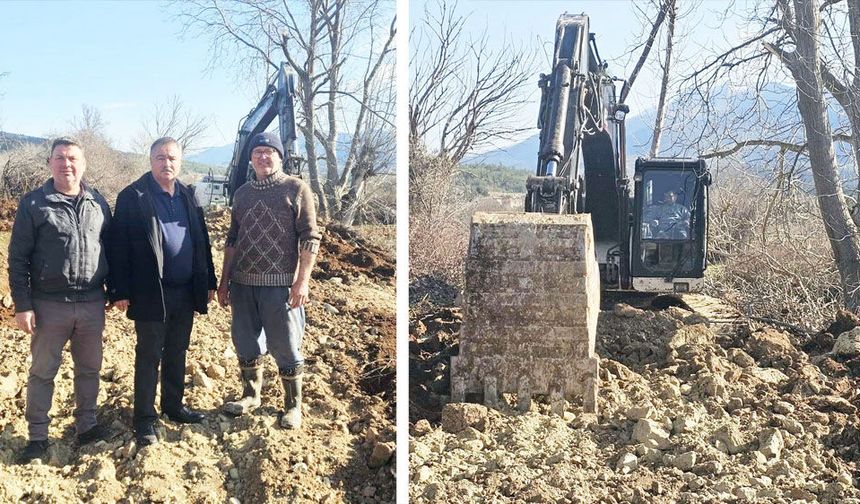 BEYAĞAÇ’TA ARAZİ YOLLARI AÇILIYOR