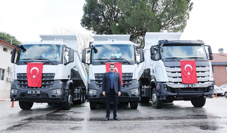 PAMUKKALE BELEDİYESİ’NİN ARAÇ FİLOSU GÜÇLENİYOR