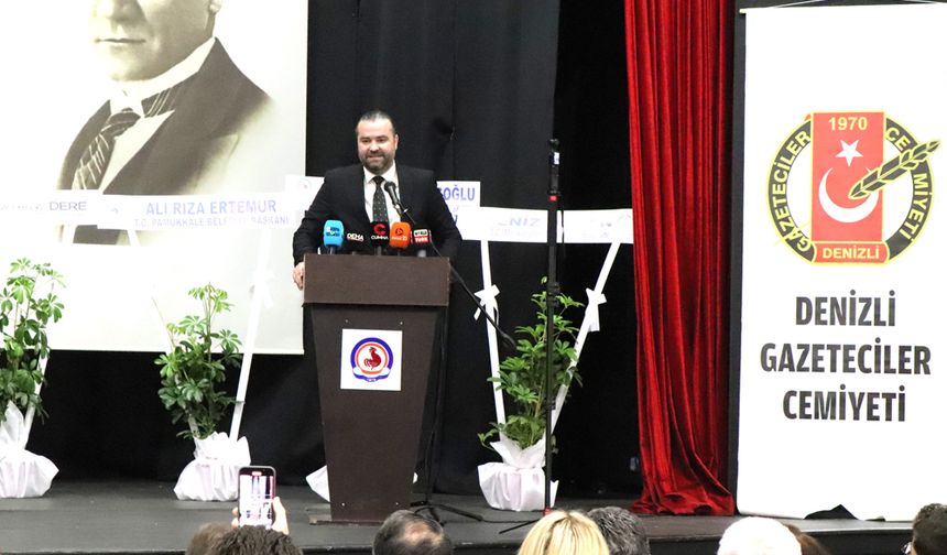 DENİZLİ GAZETECİLER CEMİYETİ’NİN YENİ BAŞKANI ÖZKAN TOKMAK
