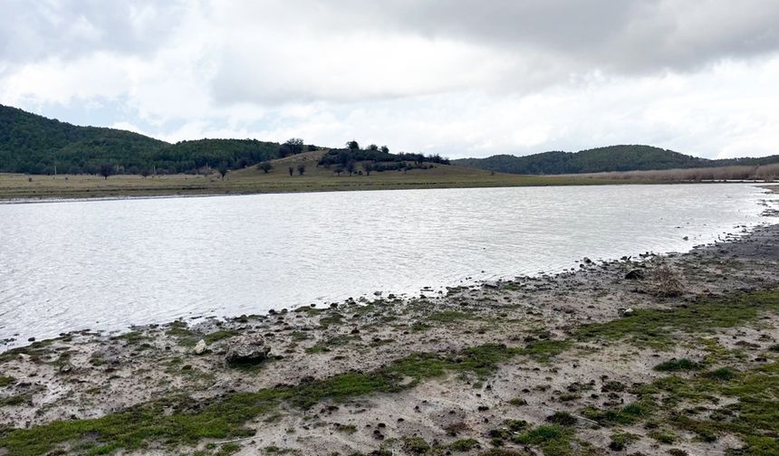 BULDAN YAYLA GÖLÜNDE SEVİNDİREN DOLULUK