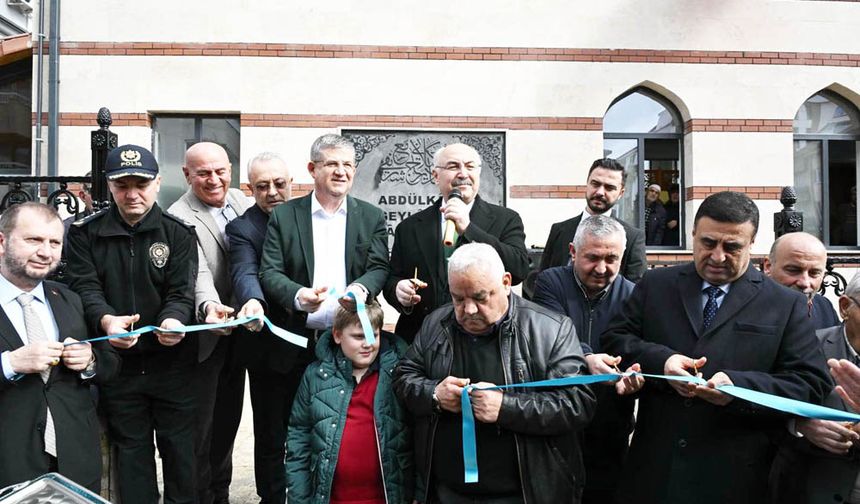 ABDÜLKADİR GEYLANİ CAMİSİ İBADETE AÇILDI